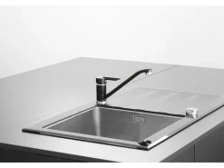Tango Plus misturador para lava-loiça preto Essebagno