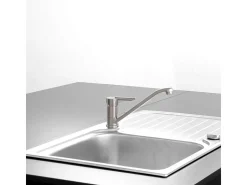 Tango Plus torneira misturadora para lava-loiça acabamento inox Essebagno