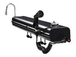 Tanque de Água de Teto SucceBuy de 26.5L, Tanque de Alumínio de Alta Capacidade com Porta de Pressurização, 2 Painéis Anti-Respingo e Fenda em T