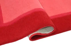 Tapete 100% lã tufado à mão cereja e rosa, 160 x 230 cm, 2100g/m², MANOLA