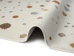 Tapete Beat Kids Moderno Bebê Menina Menino - Creme - 160x220 cm