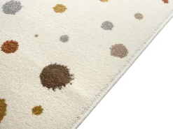 Tapete Beat Kids Moderno Bebê Menina Menino - Creme - 80x150 cm