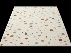 Tapete Beat Kids Moderno Bebê Menina Menino - Creme - 200x280 cm