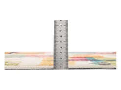 Tapete de banho estampado com pêlo macio 50x60 cm multicolorido Ariella