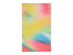 Tapete de banho estampado com pêlo macio 60x100 cm multicolorido Ariella