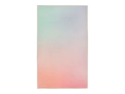 Tapete de banho estampado com pêlo macio 50x60 cm multicolorido pastel Ariella