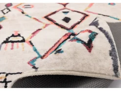 Tapete de banho estampado com pêlo macio 60x100 cm multicolorido Ariella