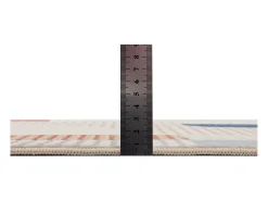 Tapete de banho estampado com pêlo macio 60x100 cm cinza múltiplo Ariella