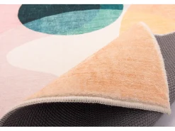 Tapete de banho estampado com pêlo macio 70x120 cm multicolorido Ariella