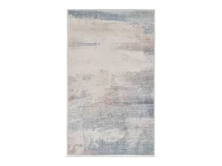 Tapete de banho estampado com pêlo macio 50x60 cm bege múltipla Ariella