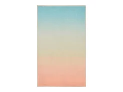 Tapete de banho estampado com pêlo macio 60x100 cm multicolorido pastel Ariella