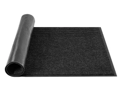Tapete de Entrada SucceBuy, 152,4x91,4 cm, Capacho Exterior Interior Elegante Listrado, com Reverso Antiderrapante PVC, Resistente Lavável, Capta Poeira