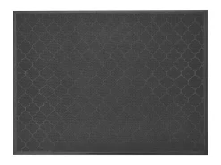 Tapete de Entrada SucceBuy, 119,4 x 89 cm, Capacho Exterior Interior Moderno Elegante, Reverso Antiderrapante TPE, Resistente Lavável, Capta Poeira, Marrom