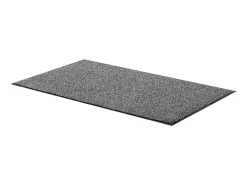 Tapete de Entrada SucceBuy, 152,4 x 91,4 cm, Capacho Exterior Interior com Reverso Antiderrapante PVC, Resistente E Lavável, Capta Poeira, Cinza