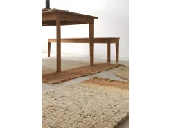 Tapete de juta e lã 240 cm diam.