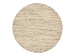 Tapete de lã UNI tecido à mão 100x100 cm bege natural Pure