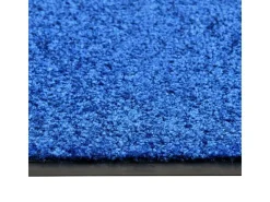 Tapete de Porta Lavável Azul 90x150 cm para Entrada e Saída