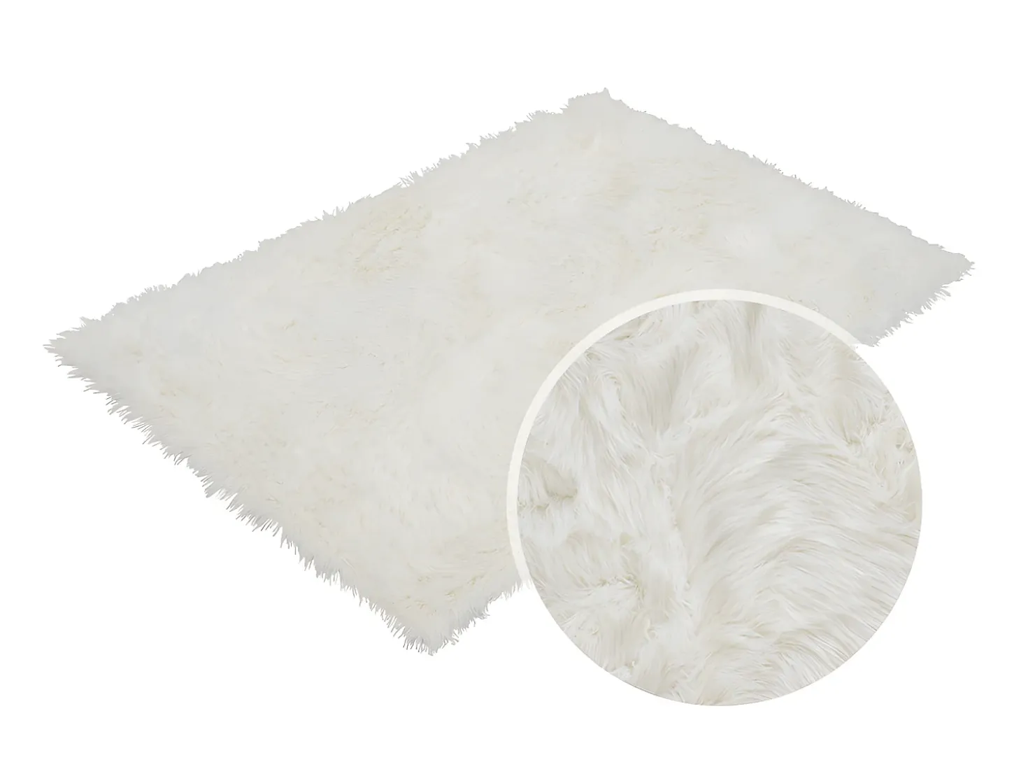 Tapete de quarto imitação pele de ovelha SHEEP -120 x 170 cm