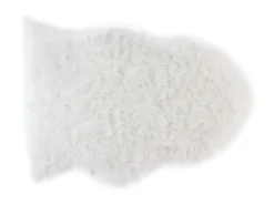 Tapete de quarto imitação pele de carneiro SHEEP - 90x65 cm