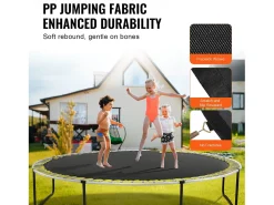 Tapete de Substituição para Trampolim SucceBuy, Quadro de 457 cm, 96 Aneis em V, Mola de 16 cm