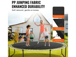 Tapete de Substituição para Trampolim SucceBuy, Quadro de 427 cm, 72 Aneis em V, Mola de 16 a 18 cm