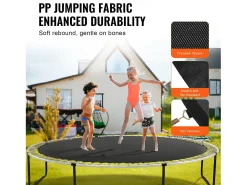 Tapete de Substituição para Trampolim SucceBuy, Quadro de 427 cm, 72 Aneis em V, Mola de 14 cm