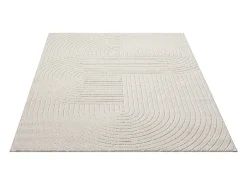 Tapete design moderno boho - Creme - 200 x 280 cm - SANTO PLUS