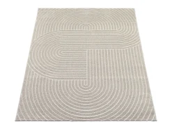 Tapete design moderno boho - Beige - 160 x 220 cm - SANTO PLUS