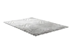 Tapete efeito 3D MAZE - Poliéster - Cinza - 160*230cm