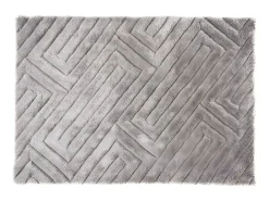 Tapete efeito 3D MAZE - Poliéster - Cinza - 160*230cm