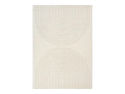 Tapete Elisa Design Geométrico, Creme, 240 x 340 cm
