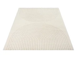 Tapete Elisa Design Geométrico, Creme, 240 x 340 cm