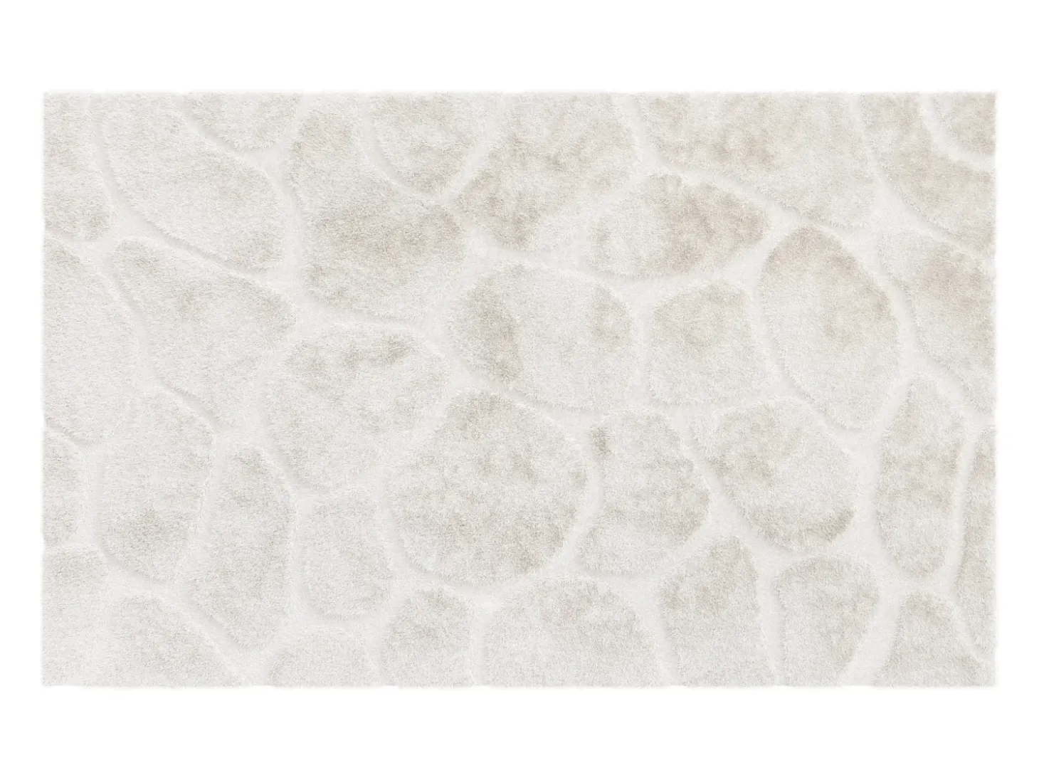 Tapete em relevo efeito pele 200 x 290 cm bege ARENSO