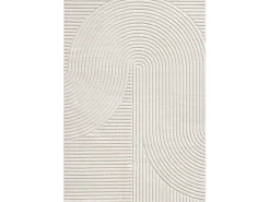 Tapete Everest Moderno 3D Alto-Baixo - Creme - 240 x 340 cm