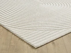 Tapete Everest Moderno 3D Alto-Baixo - Creme - 240 x 340 cm