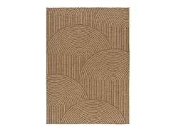 Tapete exterior - geométrico efeito juta - natural - 160 x 230 cm - ACRA
