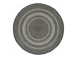 Tapete exterior redondo - interior-exterior - negro - diam.120 cm - SILVANA