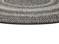 Tapete exterior redondo - interior-exterior - negro - diam.120 cm - SILVANA