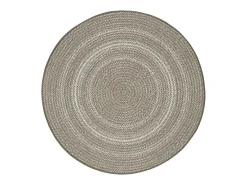 Tapete exterior redondo - interior-exterior - lino - diam.120 cm - SILVANA
