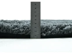 Tapete felpudo tufado à mão 190x190 cm antracite Cozy