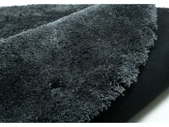 Tapete felpudo tufado à mão 190x190 cm antracite Cozy