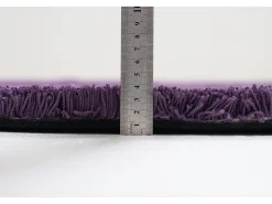 Tapete felpudo tufado à mão 190x190 cm roxo Cozy