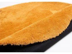 Tapete felpudo tufado à mão 190x190 cm ouro Cozy