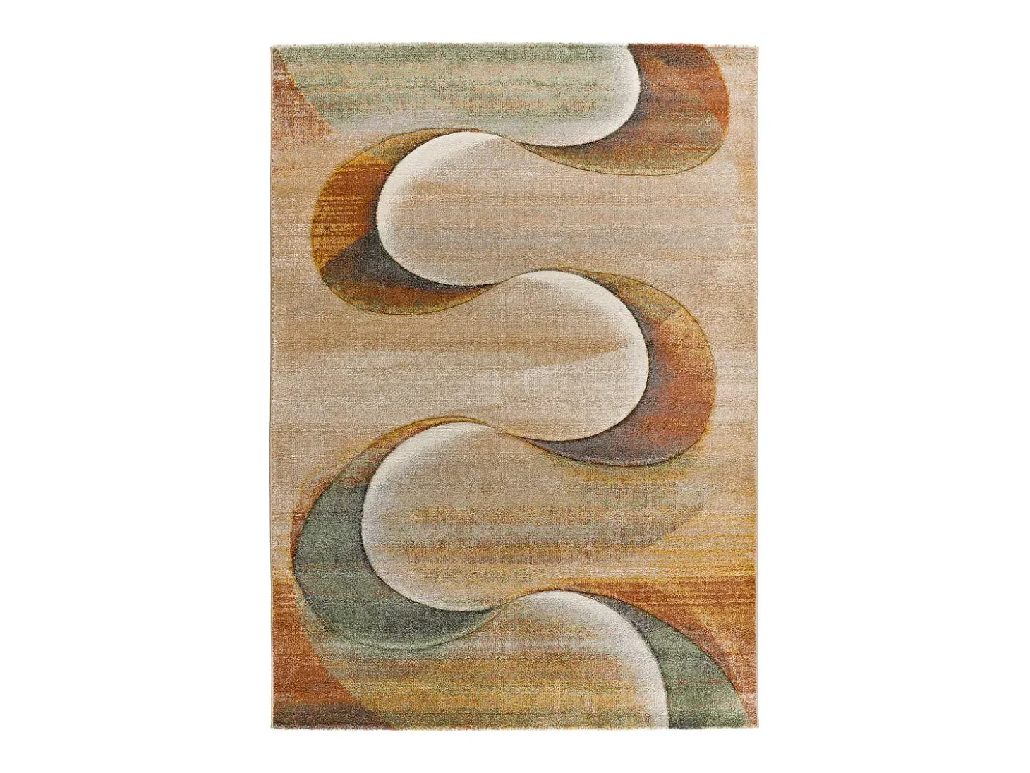 Tapete interior - abstrato - terracota - 160 x 230 cm - LIBET