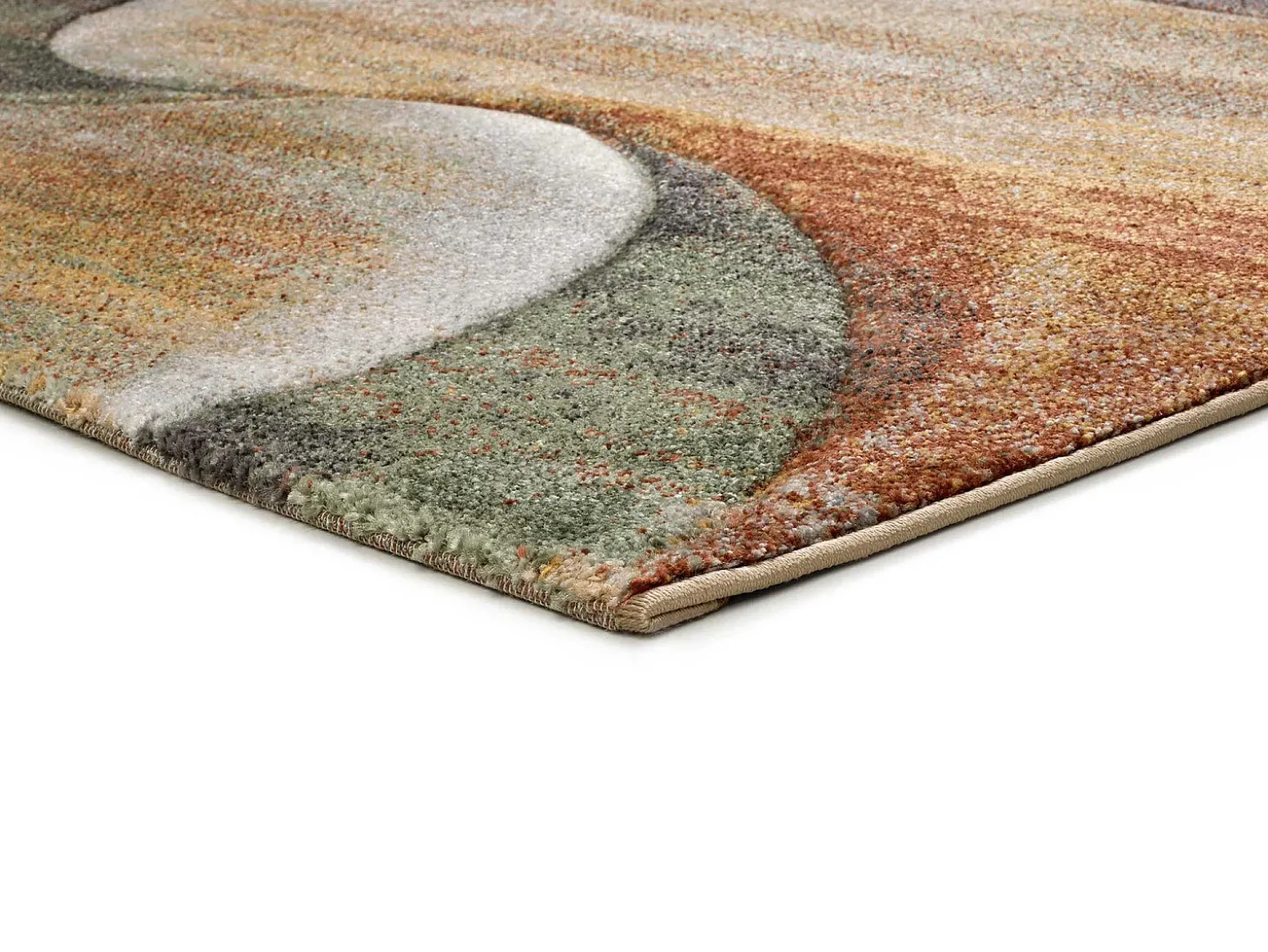 Tapete interior - abstrato - terracota - 160 x 230 cm - LIBET