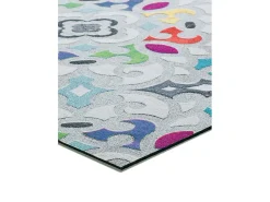 Tapete interior - desenhos boémios - multicolorido - 52 x 100 cm - RICCI
