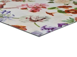 Tapete interior - desenhos com flores - multicolorido - 48 x 200 cm - SALLY