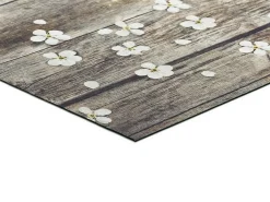 Tapete interior - Desenhos de primavera - castanho - 52 x 200 cm - SPRINTY