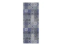 Tapete interior - Desenhos boémios - azul - 52 x 200 cm - SPRINTY