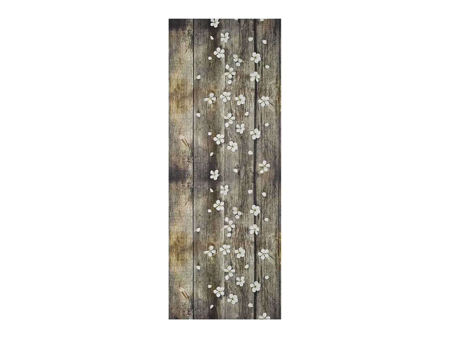 Tapete interior - Desenhos de primavera - castanho - 52 x 100 cm - SPRINTY